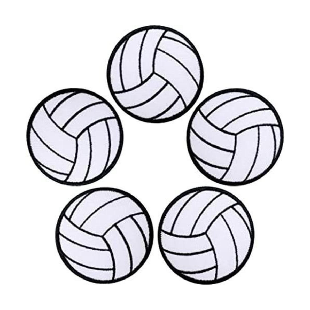 Octory 5 piezas de parche de voleibol para planchar en la
