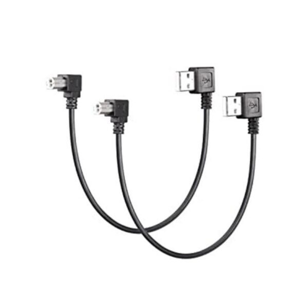 CERRXIAN Cable de impresora USB A a B de 90 grados ángulo_1