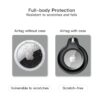 4 Pack Airtag Keychain for Apple Air Tag Holder IPX8