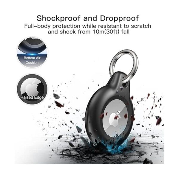 4 Pack Airtag Keychain for Apple Air Tag Holder IPX8