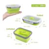 Recipientes plegables de almacenamiento de alimentos con_5