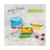 Recipientes plegables de almacenamiento de alimentos con_2
