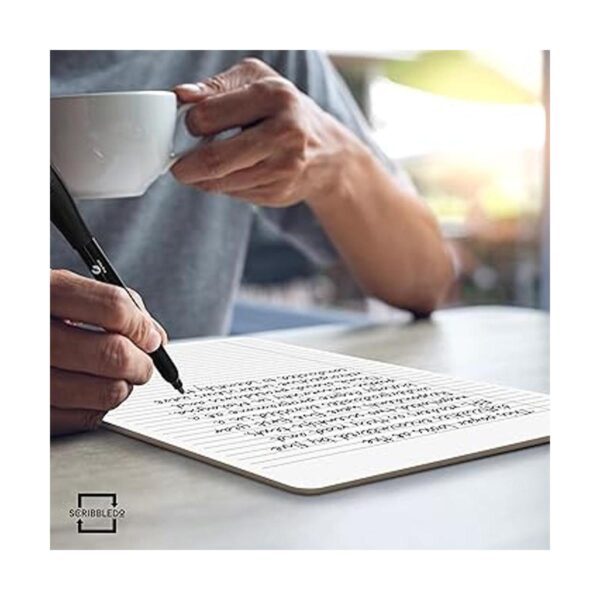 Cuaderno de borrado en seco tablero rayado para la_2