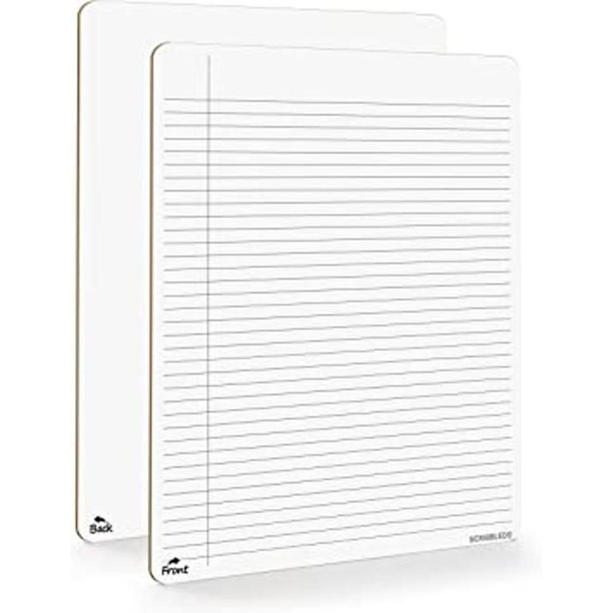 Cuaderno de borrado en seco tablero rayado para la