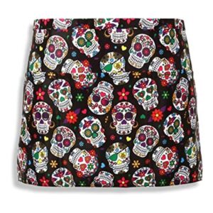 Delantal de cintura con calaveras de azúcar Delantal de_1
