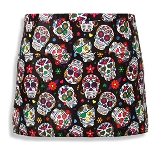 Delantal de cintura con calaveras de azúcar Delantal de_1