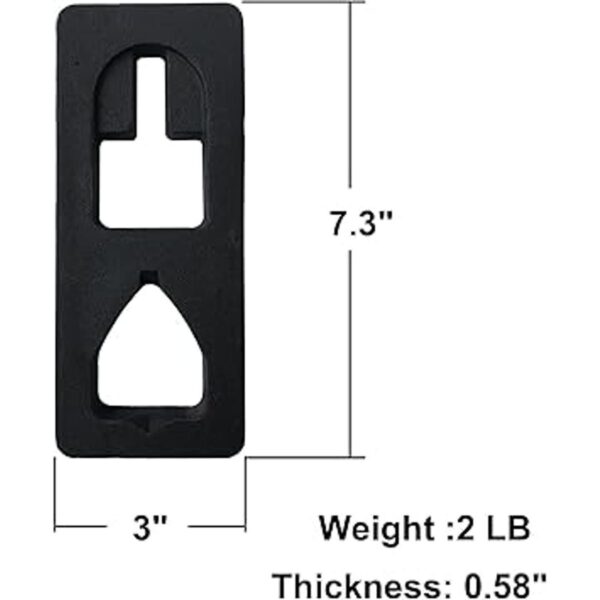 Placa extractora de postes en T acero resistente equipo_2