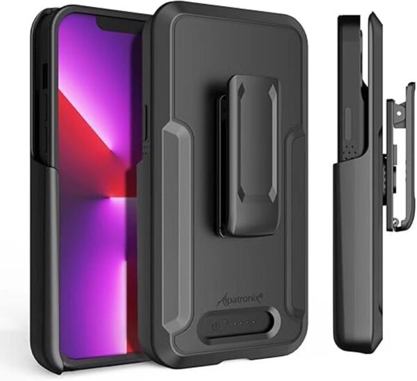 Holster with Belt Clip and Stand for Alpatronix iPhone_5