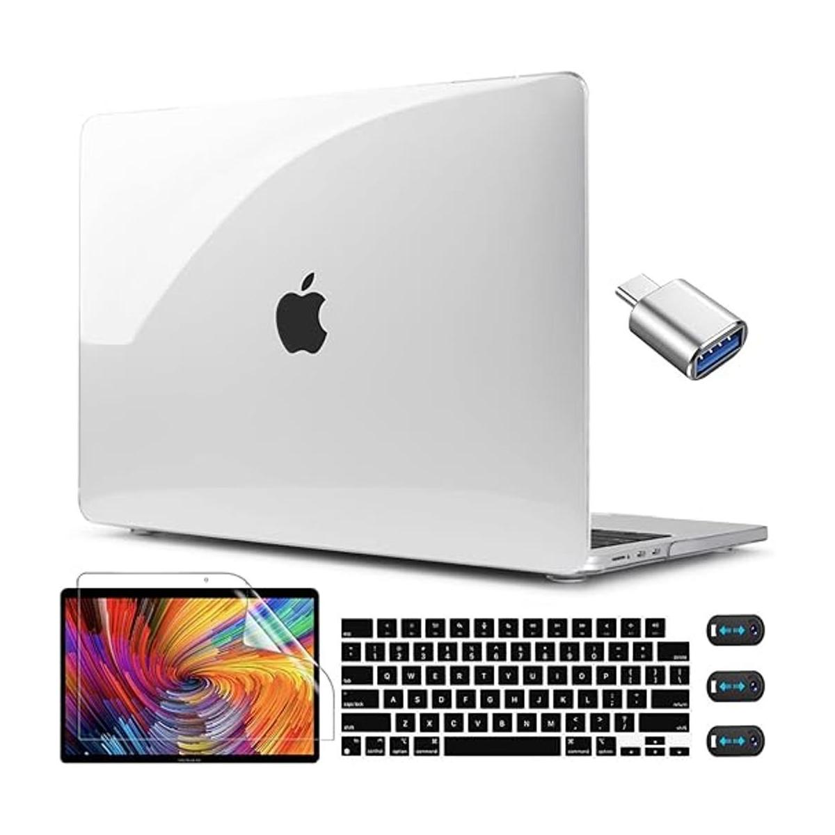 CISSOOK Funda transparente para MacBook Air de 13.6