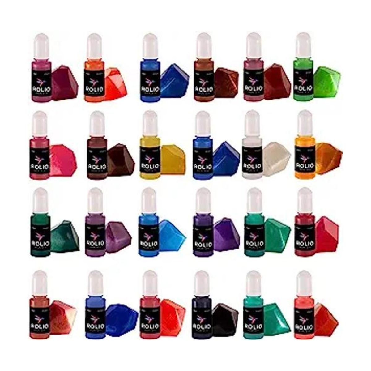 Rolio Pigmentos de resina líquida de pigmentos colores