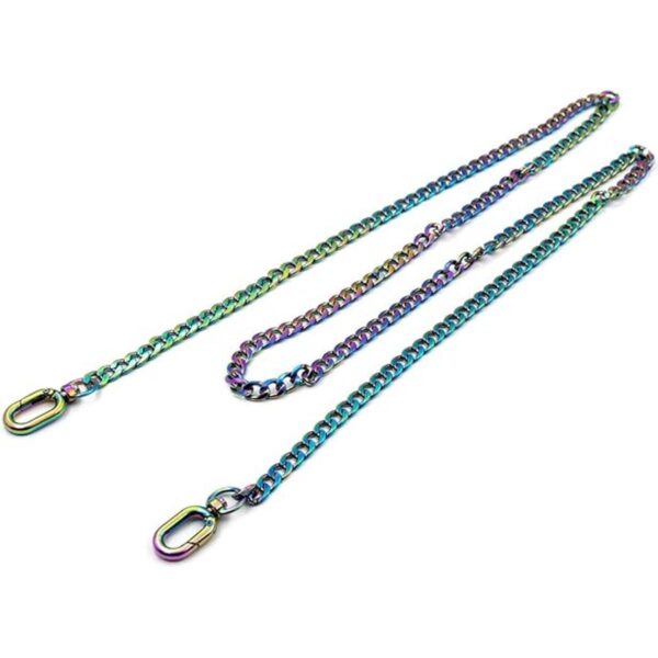 Correa de cadena arcoíris de 47 pulgadas 47.2 in cadenas