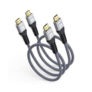 Cable HDMI corto de 1.5 pies paquete de 2 cable HDMI 2.1_1