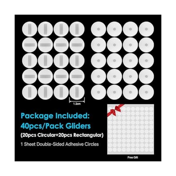 BAOFALI Juego de 40 planeadores para tarjetas deslizantes_2