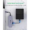 CYBORIS Hub USB C de 4 puertos adaptador USB C a USB 3.1_6
