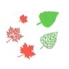 5 troqueles de corte de hojas de arce 3D hojas de otoño