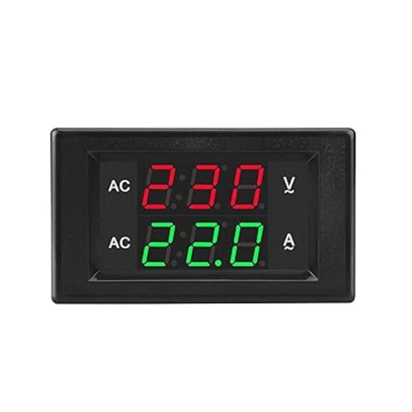 DROK Medidor de amperios de voltios panel de amperímetro_2