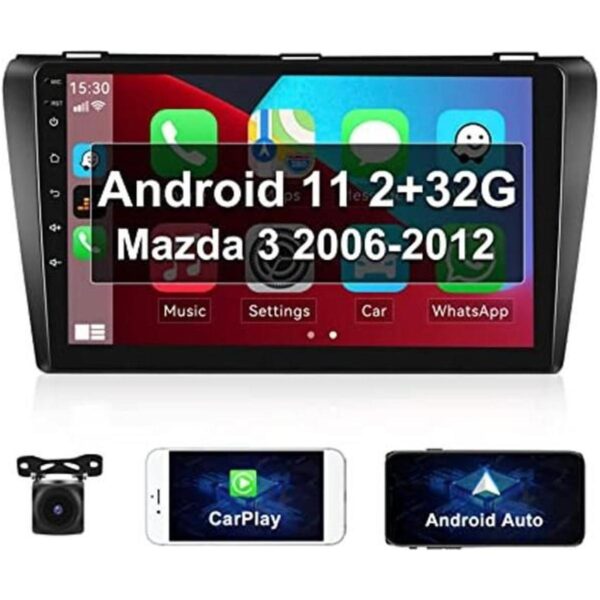 Estéreo para automóvil Android 11 para Mazda 3 20062012_1