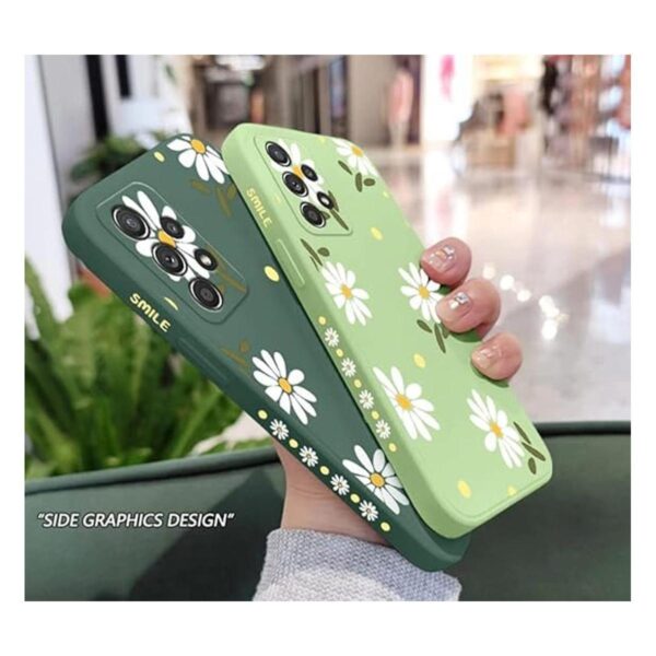 Sunswim Funda para Galaxy A53 5G con diseño de margaritas_4