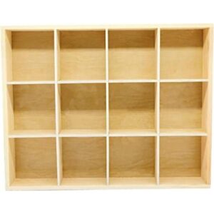LONG TAO 1 caja divisora de almacenamiento de madera de_1