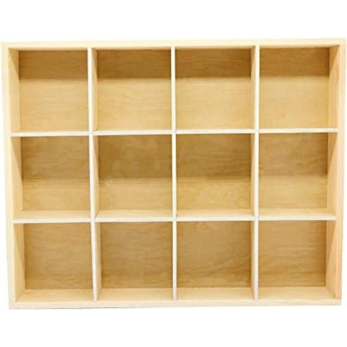 LONG TAO 1 caja divisora de almacenamiento de madera de