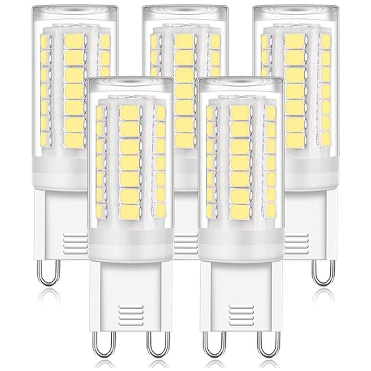Umleeddlt Bombilla LED G9 de 4 W equivalente a halógeno