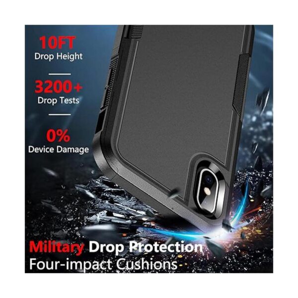 SPIDERCASE Funda para iPhone XXS doble capa protección_3