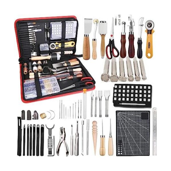 TLKKUE Leather Working Kit Leather Working Tools for_1