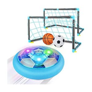 Kroyedfuw Juego de pelota de fútbol Hover con 2 goles_1