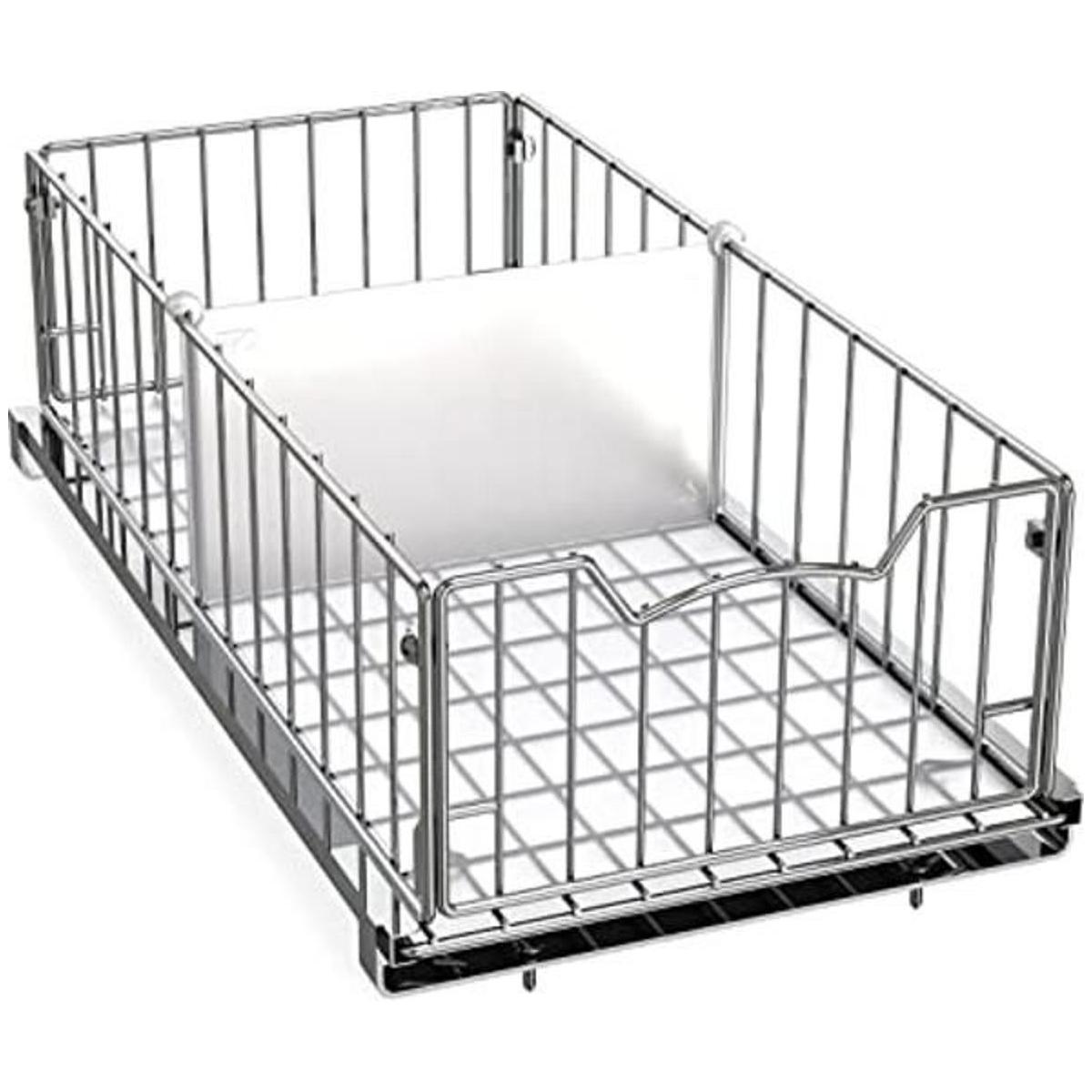 SimpleHouseware Cesta deslizante extraíble para gabinete