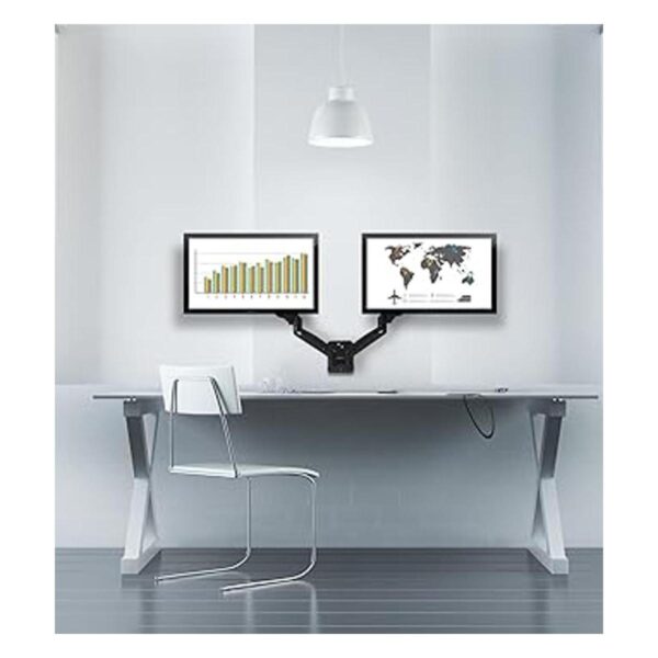 MountIt Brazos de montaje en pared de doble monitor_3