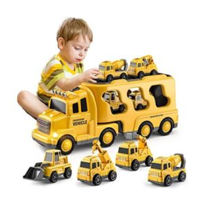 TEMI Juguetes de camión de construcción para niños de 3_1