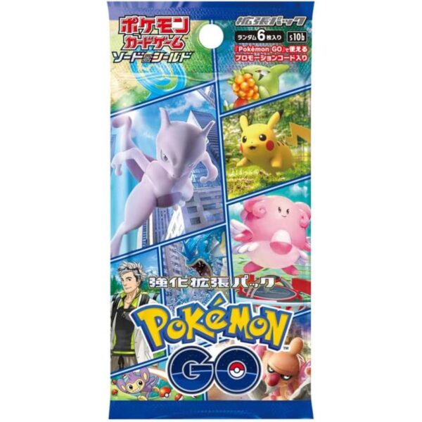 Paquete de 1 juego de cartas Pokémon japonés GO S10b_1