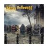 7 piezas de lápidas en miniatura de Halloween