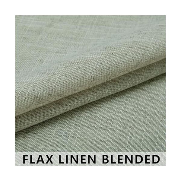 Cortinas de color verde salvia de 63 pulgadas de largo