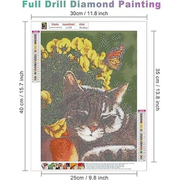 KEOOID Kits de pintura de diamantes de flores para adultos