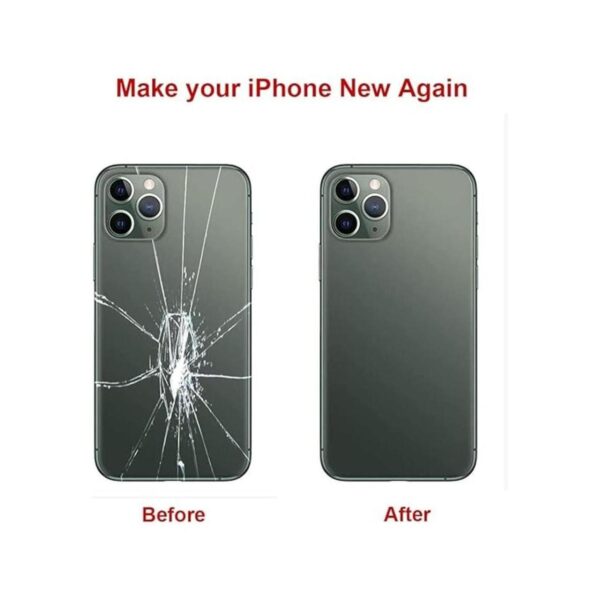 Perzework Repuesto de vidrio trasero OEM para iPhone 11_4