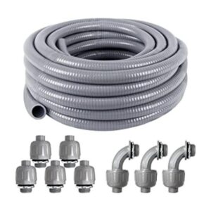 Kit de conductos eléctricos de 34 pulgadas de 25 pies
