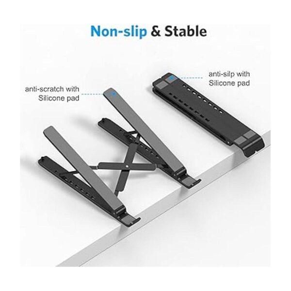 OMOTON Soporte para laptop soporte ergonómico de 8_2