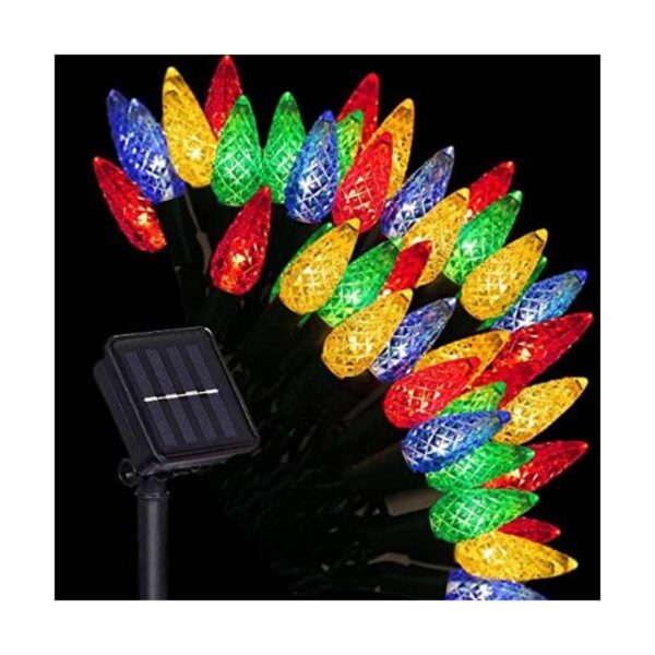 Guirnalda de luces solares de Navidad 50 LED 8 modos C6_1