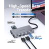 Adaptador multipuerto USB C 10 en 1 estación de_5