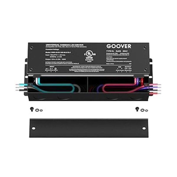 GOOVER Controlador LED regulable de 100 W fuente de_2
