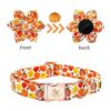 Elegant little tail Collar de perro con flor collar de