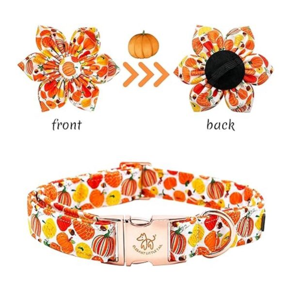 Elegant little tail Collar de perro con flor collar de