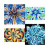 Juego de 6 coladores acrílicos para verter flores taza