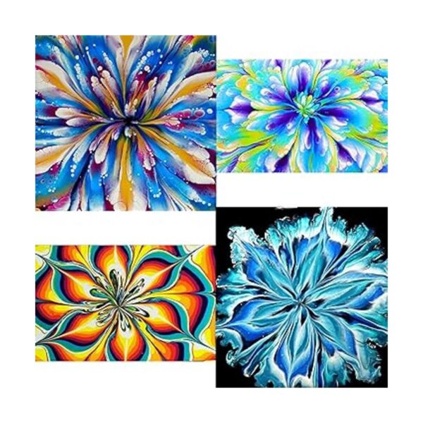 Juego de 6 coladores acrílicos para verter flores taza