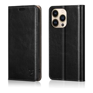 Belemay Funda para iPhone 14 Pro Max cartera de piel_1