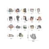 Nicime 18 parches de gato para ropa planchar o coser en