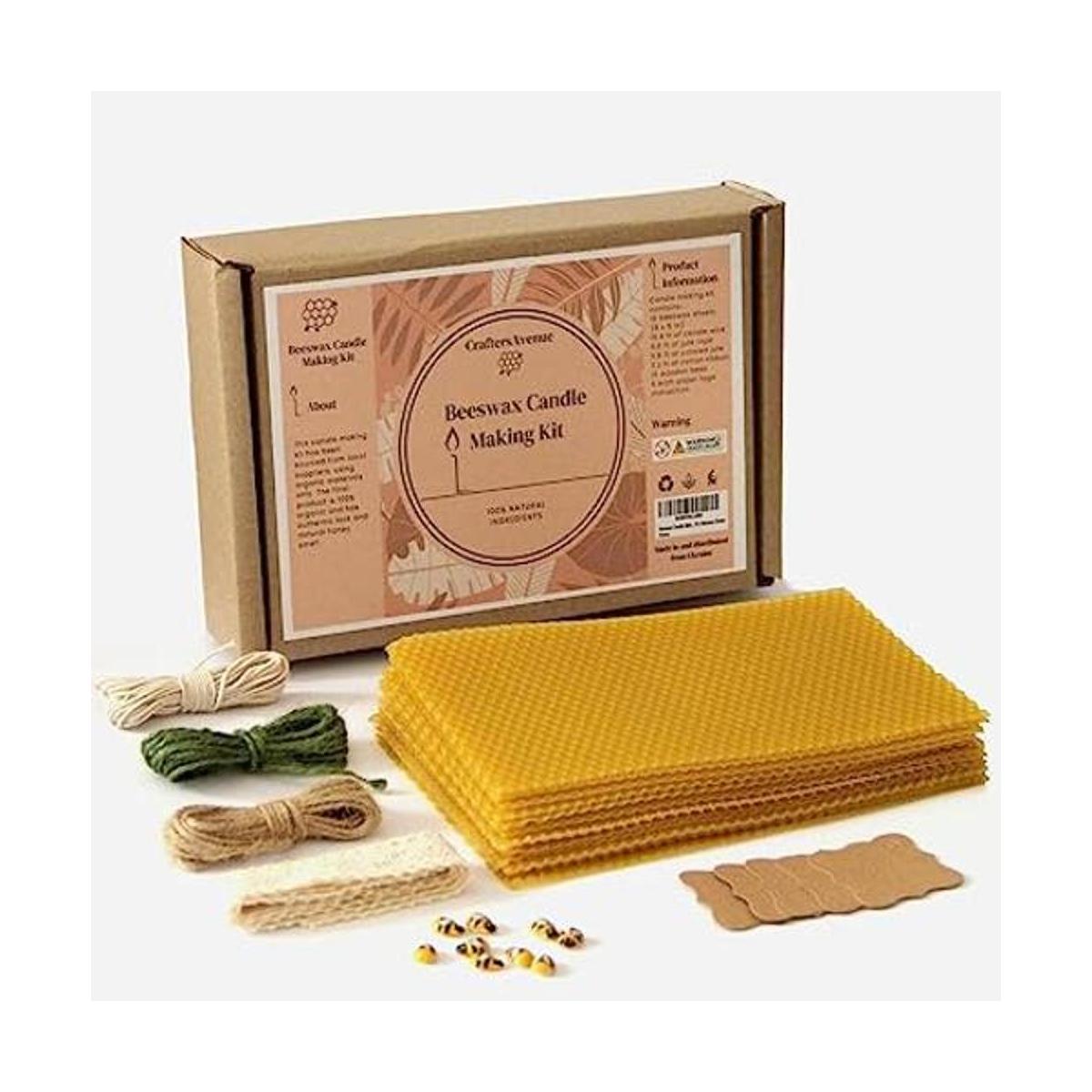 CraftersAvenue Kit de fabricación de velas de cera de