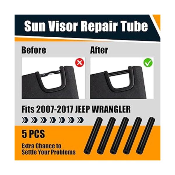 Kit de reparación de visera solar para Jeep Wrangler 5_3