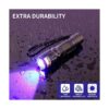 Linterna UV de 365 nm y 395 nm potente luz negra lámpara_3